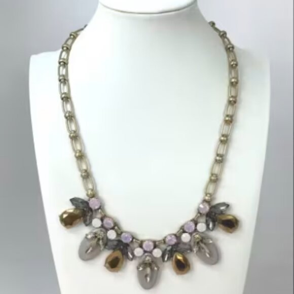 J CREW BRULEE IRIDESCENT STATEMENT NECKLACE - Picture 2 of 15